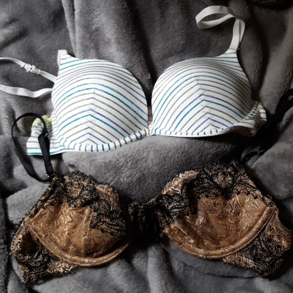 36A bra bundle. Underwire padded